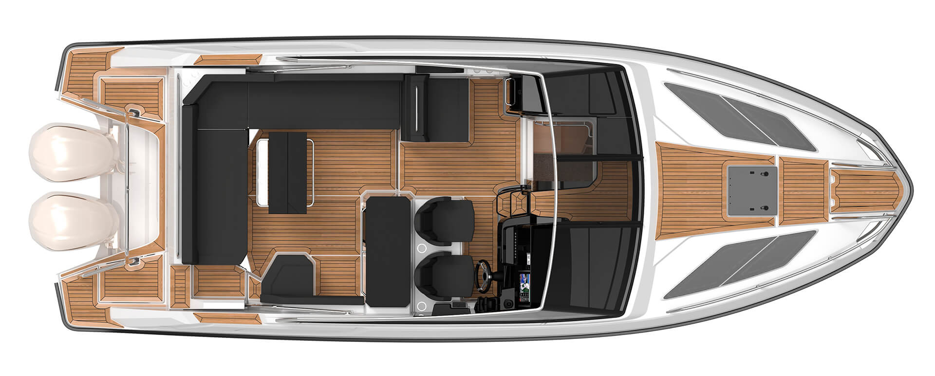 Finnmaster T9 Day Cruiser Yerleşim Planı