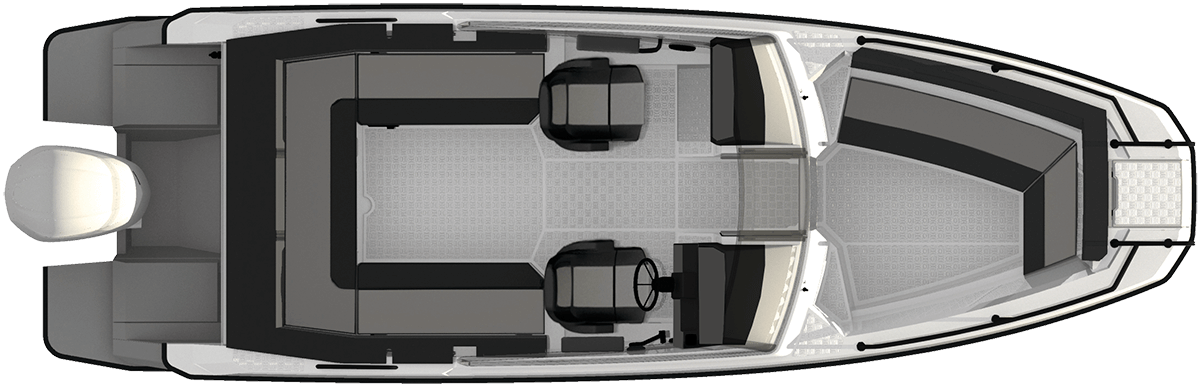 Husky-R8 Day Cruiser Yerleşim Planı